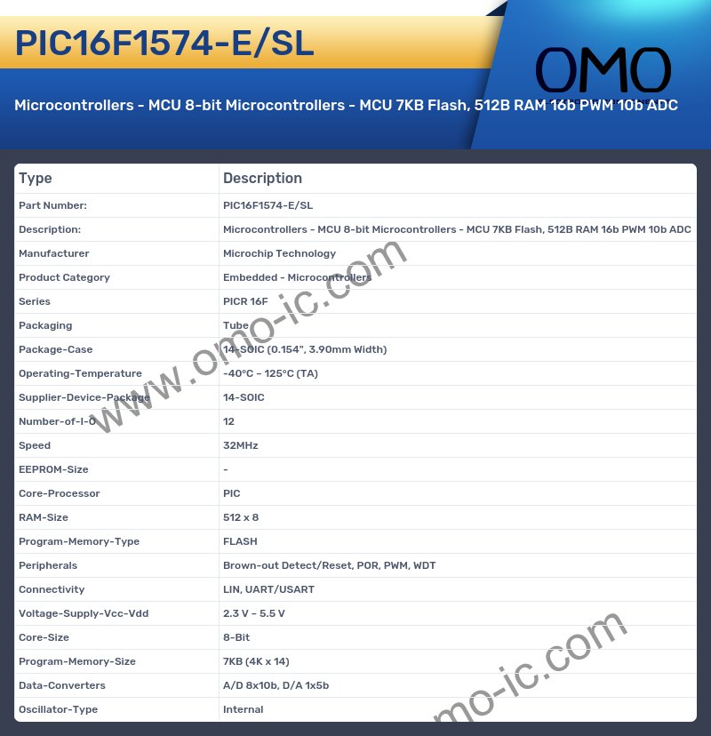 PIC16F1574-E/SL