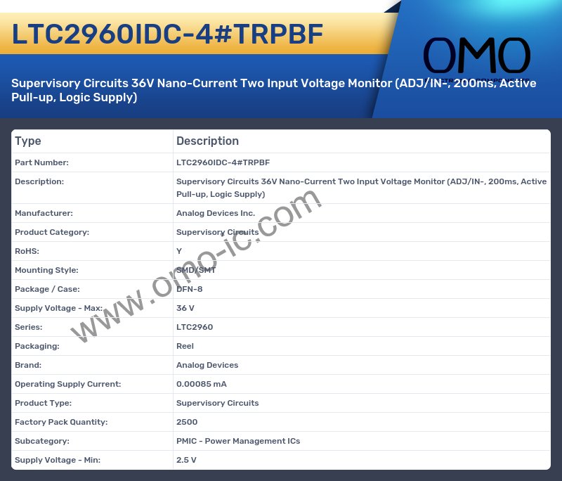 LTC2960IDC-4#TRPBF