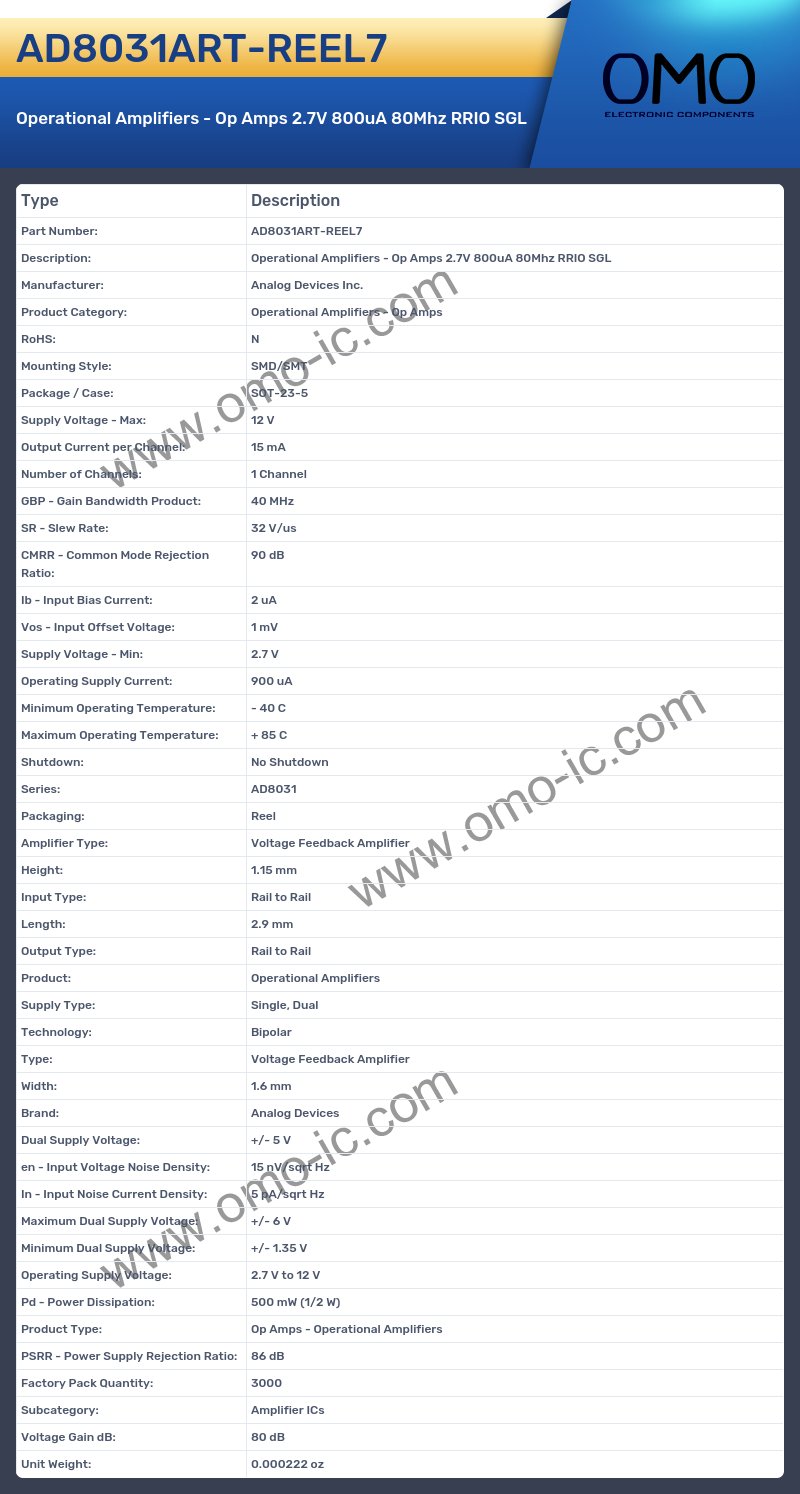 AD8031ART-REEL7