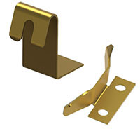 Surface-Mount Coin Cell Contacts for Battery Enclo
