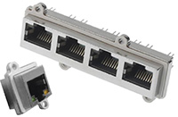 SealJack™ Vertical Series Harsh Environment RJ45 M