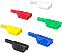 Insulated Stackable 4 mm Banana Plugs