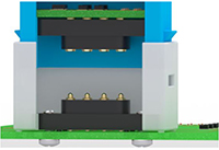 Compression Mount Spring-Loaded Connectors (SLC)